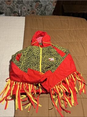 Tipsy Elves, Slim Jim Fringe Windbreaker , Size XL